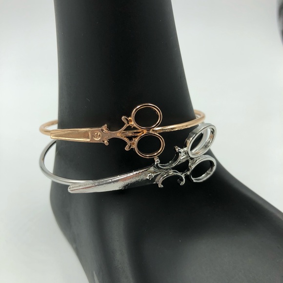 🌺3/$25 ✂️ Scissor Cuff Bracelet NWT - Picture 2 of 8